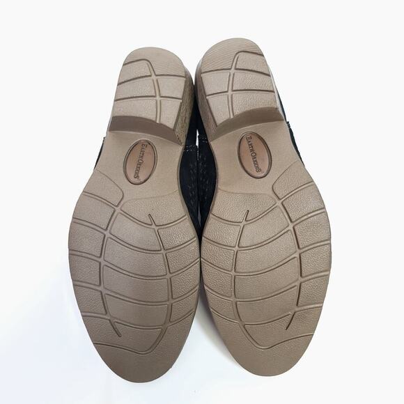 Earth Origins Boots Size 7 Black Suede Leather Amanda Ankle Booties - Picture 8 of 13